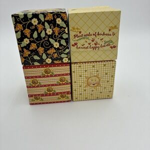 Mary Engelbreit Studio 18 Facial Tissue Boxes Set of 4 Whimsical Scenes 2011